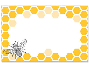 Bee and Honeycomb Enclosure Card, 50 pk