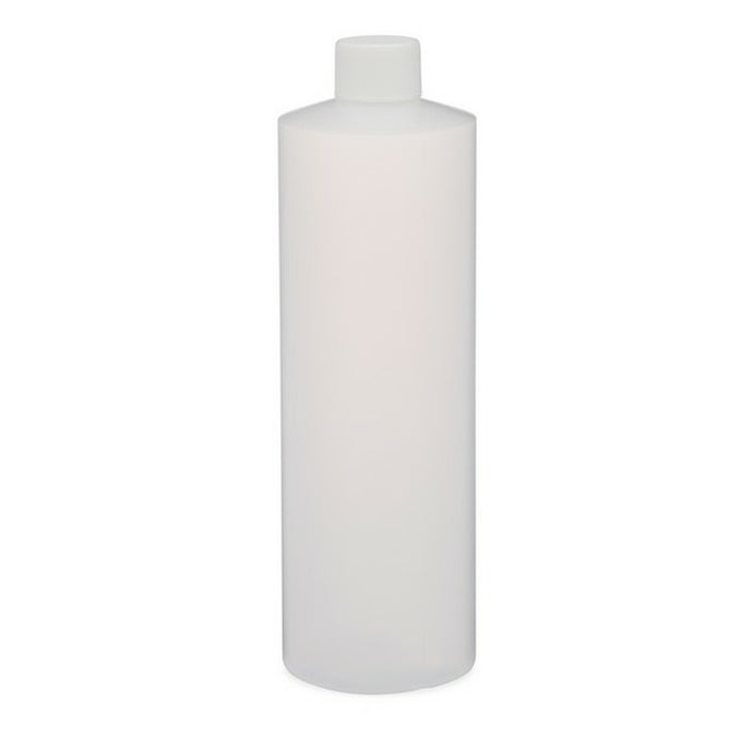 Empty Natural Plastic HDPE Bottle