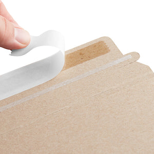 Stayflats® Kraft Self-Sealing Rigid Mailer #3 - 11" x 13 1/2"