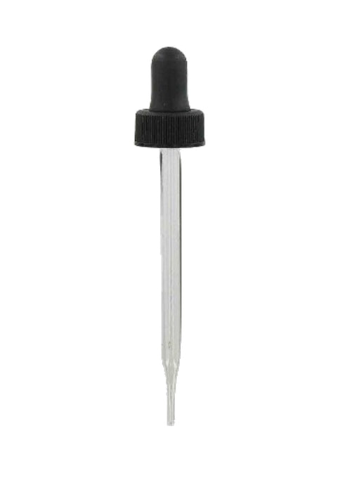 Glass Dropper, 4 oz Threaded LorAnn