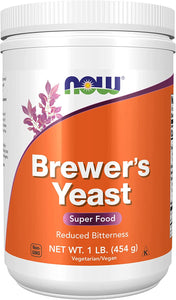 NOW Supplements, Brewer's Yeast Powder, 1-Pound