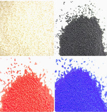 Load image into Gallery viewer, Jojoba Beads - Confetti - Red White Blue Black 1/4 oz 1/2 oz 1 oz