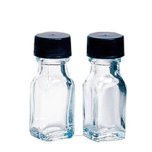 Load image into Gallery viewer, Empty Glass Bottle with Cap, Clear 1 dram (.125 oz.)