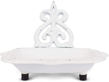 Load image into Gallery viewer, Victorian Iron Dish (white)