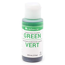 Load image into Gallery viewer, Green Lorann Liquid Food Color, 1 oz