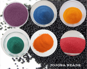 Jojoba Beads - Red White Blue Black .25 oz 1 oz 4 oz of each color