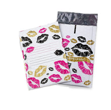 Load image into Gallery viewer, Lips Kisses Padded Bubble Mailers, 4x8&quot; #000