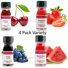 Load image into Gallery viewer, Lorann SS Flavors 4 Pack Fruity Dram Bottles