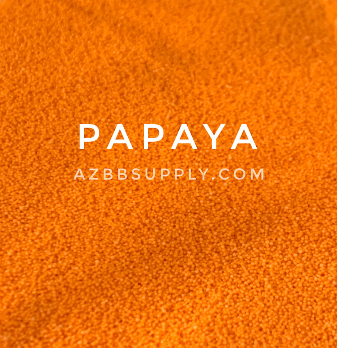 Papaya Jojoba Beads