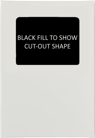 White Rectangle Window Soap Box