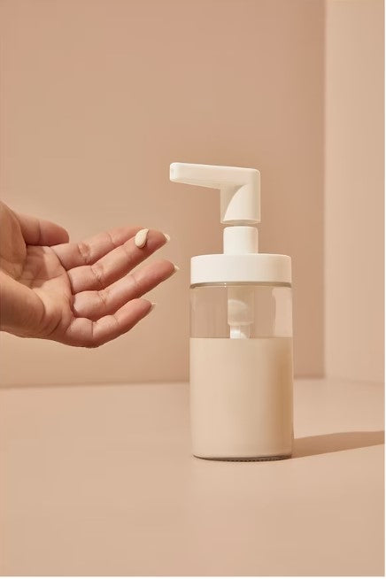 IKEA TACKAN Clear Glass Lotion/ Soap Dispenser 903.223.03