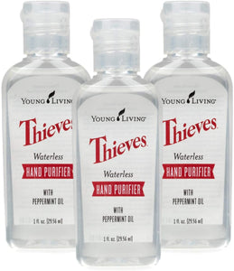 Thieves Waterless Hand Purifier / Sanitizer 1 fl. oz, Young Living