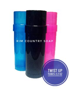 Empty Twist up Tube Container & Cap | Blue