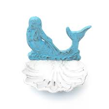 Mermaid Cast Iron Soap Dish, Finchberry
