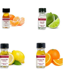 Lorann SS 4 Pack Citrus Flavor Mix - Lemon Lime Orange Tangerine